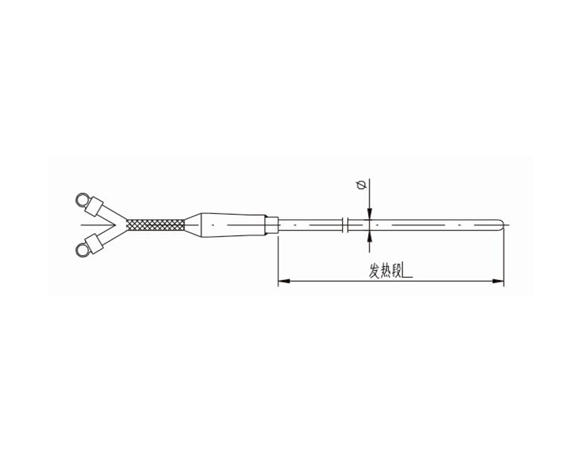 JHK02單端引出型鎧裝式電熱元件